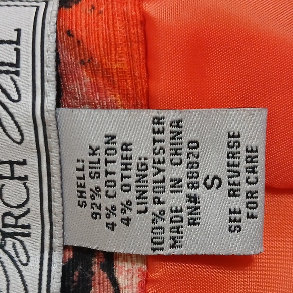 Birch Hill Small Silk Coral Dress Jacket - Picture 6 of 7